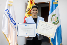 Ceremonia de entrega de diplomas Guatemala. 